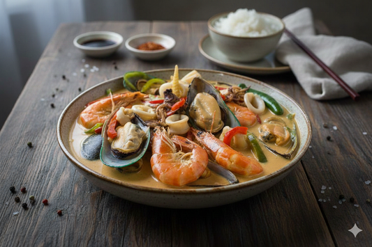 Mixed Seafood Bicol Express